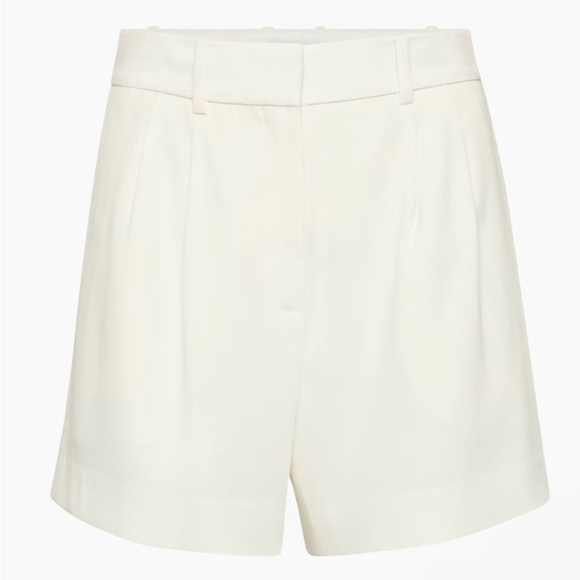 Babaton 7inch Pleated Shorts size 12 in espace *euc - Picture 1 of 5